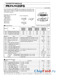 Datasheet PD25FG120 manufacturer SanRex